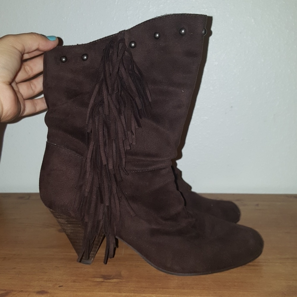 Aldo Slouch Suede Boots